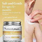 NATURALLY MUM - Magnesium Lotion for Kids & Babies [NATURAL & SAFE] - Juniors Bedtime Lotion - Magnesium Cream for Kids & Babies - Magnesium Lotion for Sleep Kids & Toddlers - Made in UK - Vanilla