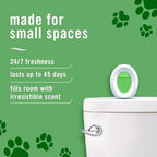 Febreze Small Spaces Air Freshener, Odor-Fighting, Plug In Alternative, Air Fresheners for Home and Bathroom and Kitchen, Closet Air Fresheners, Heavy Duty Pet Scent, 4 Count