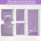 4 Pack Satin CPAP Strap Covers Soft, CPAP Hair Protector for Women, Universal and Comfort CPAP Mask Strap Covers Fit CPAP Dreamwear Headgear Strap for Reducing Red Marks＆Hair Pulling (Light Purple)