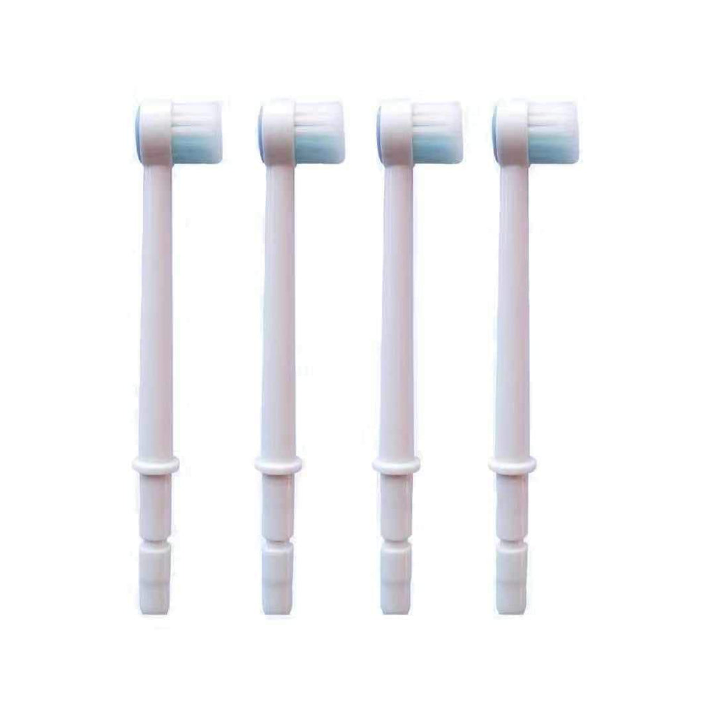 Replacement Part for Waterpik or other Water Flossers/Irrigators (Aquaflosser 4 Brush Head Tips)