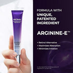 Atclinic Arginine-e Caffeine Eye Serum (0.67fl oz) - Korean Skincare Eye Gel Cream for Dark Circles, Puffiness, and Wrinkles with Guasha Applicator. Niacinamide
