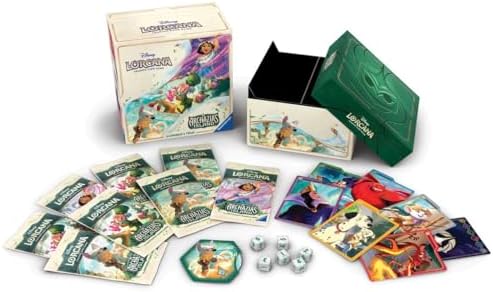 Ravensburger Disney Lorcana TCG: Archazia's Island Illumineer's Trove | Secure Card Storage | Includes Booster Packs & Comprehensive Guide | Original Disney Artwork | Ages 8+