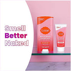 Lume Whole Body Deodorant - Invisible Cream Tube Mini + Solid Stick Bundle - 72 Hour Odor Control - Aluminum & Baking Soda Free, Skin Loving (Peony Rose)