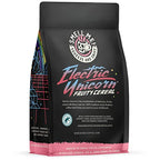 Bones Coffee Company Electric Unicorn Flavored Coffee Beans, Medium Roast Ground Coffee Low Acid, Fruity Cereal With Milk Flavor (12 oz)