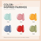Morovan Nail Polish Set Fingernail: Quick Dry Nail Polish Kit Regular Nail Polish Bulk 0.25 oz Finger Nail Polish Pack Glossy Toenail Polish DIY Gifts for Women