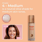 MCoBeauty Flawless Glow Luminous Skin Filter, 4 Medium, Healthy Glow with Natural Radiance, Vegan, Cruelty Free Cosmetics