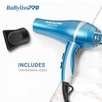 BaBylissPRO Hair Dryer, Nano Titanium 2000-Watt Blow Dryer, Professional/Ionic