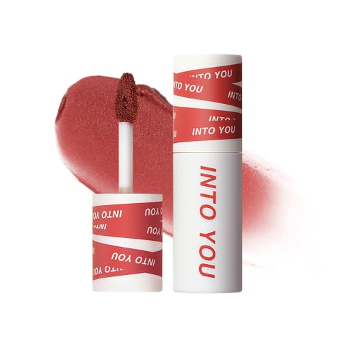 INTO YOU Matte Lipstick for Women, Matte Red Lipstick Long Lasting, Multi-Purpose for Lips and Cheek, Non-Stick Cup Not Fade Lip Stain Makeup Cosmetics Official Directly (EM20)