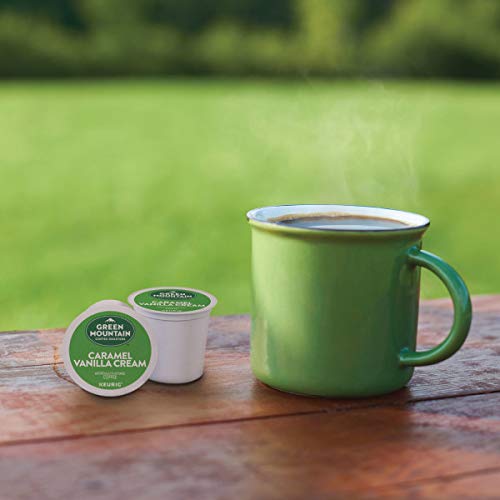 Green Mountain Caramel Vanilla Cream Coffee, K-Cup Pods, 96 Count