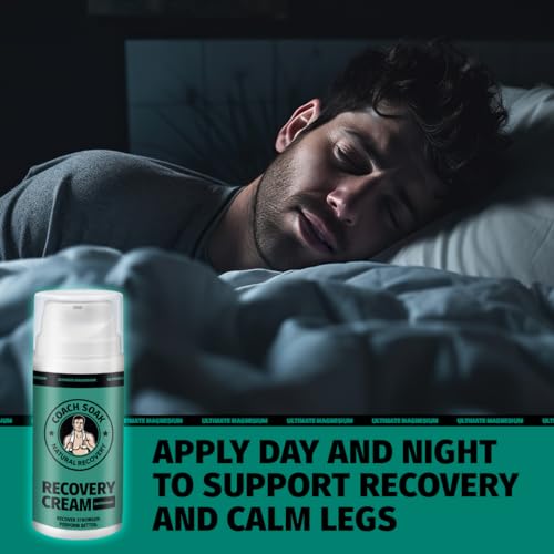 Coach Soak Recovery Bath Soak Eucalyptus Tea Tree and Magnesium Lotion with MSM Cooling Menthol Bundle