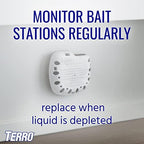 TERRO T334SR Indoor Multi-Surface Liquid Ant Bait and Ant Killer - 8 Discreet Bait Stations - Kills Common Household Ants
