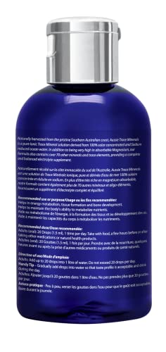 Aussie Trace Minerals (2 oz) - Complete Electrolyte - 3rd Party Tested - Please Consider Your Source.
