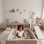 GOGOSO Ball Pit Balls for Toddler, Baby Plastic Playballs Kids Soft Pastel Pelotas Non-Toxic BPA-Free Gray+Pearl Gary+ White, 200 Balls