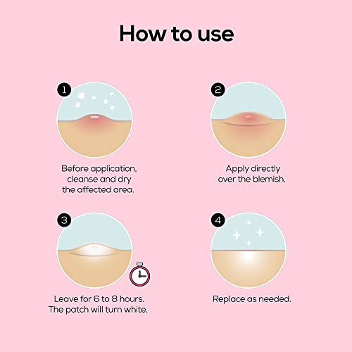 Hanhoo On the Go Blemish Patch, 108 Count, Pimple Patch Dispenser, Shrinks Pimples, Protects from Finger-picking and Dirt, Absorbs Fluid, Acne Spot Patches, Invisible Pimple Patches, Korean Skincare