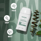 Carpe Underarm Antiperspirant and Deodorant, Clinical strength with all-natural Eucalyptus scent, Combat excessive sweating, Stay fresh and dry, Great for hyperhidrosis