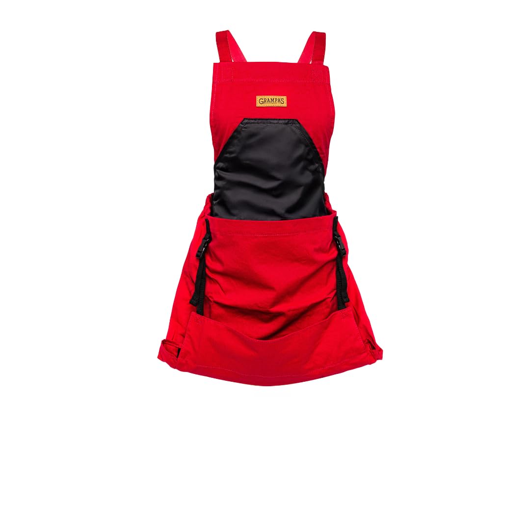Grampa's Gardening Apron Cross Back Garden Apron with Large Pockets