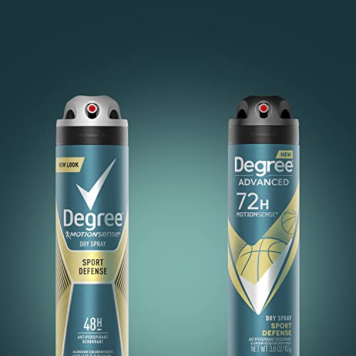 Degree Men Antiperspirant Deodorant Dry Spray Sport Defense 3 count Deodorant for Men 3.8 oz