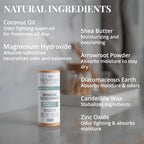 J&L Naturals Mineral Deodorant | Baking Soda-Free, 100% Natural, Sustainable | Sensitive Deodorant For Women & Men | Aluminum Free, Vegan, Cruelty-Free (Rosemary & Cedarwood, 3 Oz (Pack of 1))
