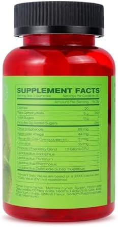 NEWELLME Sugar-Free Apple Cider Vinegar Gummies B12 Multivitamin,ACV Supplement Gummy Vitamins,Vegetarian Supplement for Women & Men,Non GMO,Support Normal Energy Levels & Gut Health 120 Gummies (120)