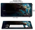MTG Playmat, Game Play Mat for MTG TCG 24 x 14 inches Trading Card Inked Game Playmats with Storage Bag Smooth Rubber Surface Battle Game