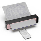Wormhole Tattoo Stencil Printer, Bluetooth Tattoo Printer Portable Stencil Printer for tattooing Thermal Tattoo Printer Machine with 2500mAh Battery Support Smartphones & PC Pink