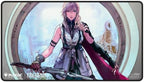 Ultra PRO - Final Fantasy x Universes Beyond Lightning, Army of One Black Stitched Playmat for Magic: The Gathering | Card Game Playmat, Final Fantasy Collectibles, Desk Mat Mousepad