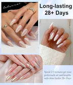 Pearl Chrome Nail Powder -【0.8g Super Pearl Effect】 Chrome Powder for Nails Iridescent Aurora Mermaid White Pearl Chrome Nail Powder for Nails Art DIY