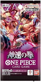BANDAI ONE Piece Card Game, Fist of God Speed (OP-11) Booster Box - 24 Packs
