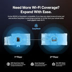 TP-Link Tri-Band BE9300 WiFi 7 Router (Archer BE550) - 6-Stream, Full 2.5G Ports w/ 6 Internal Antennas, Up to 2,000 Sq Ft, Add Easy-Mesh Device for Extended Coverage, VPN Support, Free Expert Support