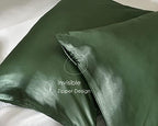 YANIBEST Satin Pillowcase for Hair and Skin Care Silk Pillowcase 2 Pack Standard 20inch X26'' Size Pillow Cases Set of 2 -Satin Cooling Pillow Covers with Hidden Zipper Floral Print