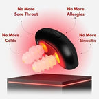 Red Light Nasal Therapy Instrument,2025 New Red Light Nasal Therapy Device, Nasal Relief in 15 Minutes, for Itchy, Stuffy and Sneezing Noses（Black）