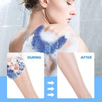 3 Pieces African Net Sponge, African Exfoliating Net Rip-Resistant Loofah Exfoliating, Body Back Scrubber for Shower, Long Nylon Exfoliating Back Washcloth Towel for All Skin Daily Use