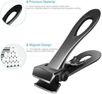 Straight Nail Clipper, Toe Nail Clippers for Thick Toenails with 17mm Wide Jaw Opening, Extra Big Toenail Clippers for Cutting Ingrown Toenails, Heavy Duty Nail Clippers, Adult, Boys, Seniors