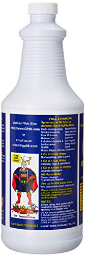 GP66 Green Miracle Cleaner Super Size (32 oz) – Powerful American Made All-Purpose Cleaner, Heavy Duty Concentrated Formula Cleans Kitchens, Bathrooms, Laundry, Ovens, Floors, Engines & More