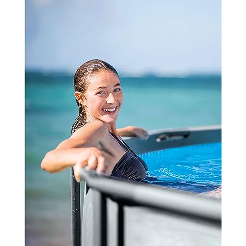 INTEX 26325EH Ultra XTR Deluxe Above Ground Swimming Pool Set: 16ft x 48in – Includes 1500 GPH Cartridge Sand Filter Pump – SuperTough Puncture Resistant – Rust Resistant – Easy to Assemble