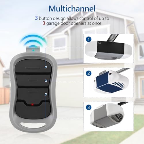 for Genie Garage Door Opener Keypad and Remote,Compatible with All Genie/Overhead Garage Door Openers, for Model GK-R 37332R OKP-BX GK-BX GWKP, GWK-IC, ACSDG, ACSDA1, ACSD1G, B8QACSDA, B8QACSDA1