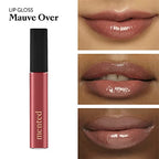 Mented Cosmetics Lip Gloss for Women Tinted Lip Balm Stain, Long Lasting Buildable Moisturizing Lipgloss Lipstick Topper, Made in USA, Cruelty Free Vegan Makeup, Mauve Over