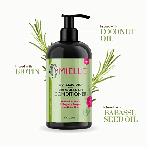 Mielle Organics Hair Strenghtening Bundle - Oil, Shampoo and Conditioner