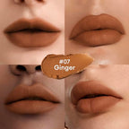 ITY Velvet Matte Finish Lip Stain-Mousse Textured Lip Clay, Orange Shade, Conceals Lip Lines, Rich Pigment Lip Tint Lipsticks, 0.14 oz (4g) in Ginger