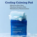 LEADERS Teca Cooling Toner Pad - Instant Relief for Dry, Overheated Skin | Vegan-Certified | Clinically Proven Efficacy | Korean Skincare 80 Pads x 130ml
