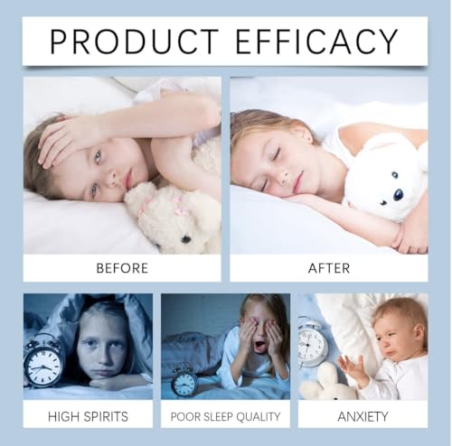 Magnesium Lotion for Kids, for external use only, helps children keep calm before sleep and at night, and children's relaxation formula 4 oz