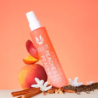 Ellis Brooklyn PEACHES Hair And Body Mist - Fruity Floral Perfume For Women with Sweet Peach, Rosebud, & Sandalwood, Vegan Perfume Made In The USA
