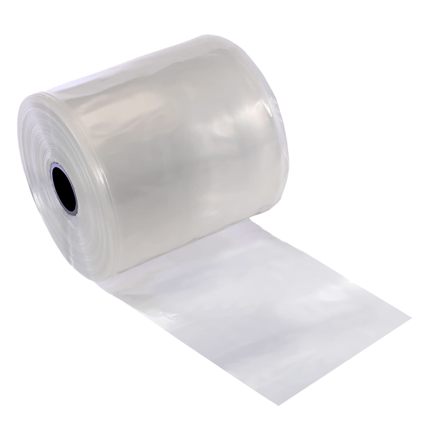 RESILIA Lay Flat Poly Tubing - Food-Grade Polyethylene, Custom Poly Bag Packaging Solution, 16 Inches x 500 Feet, 4 Mil, 0.004 Inch, Thickness, 1 Roll, Made in the USA