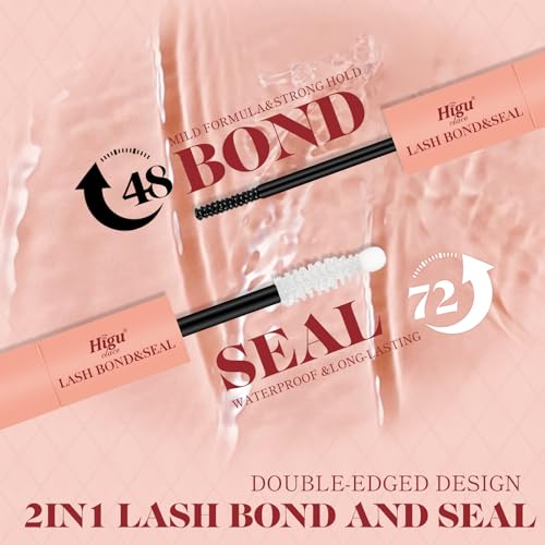 Higu clace DIY Lash Extension Kit, 320pcs Lash Clusters Kit, with Lash Bond and Seal Cluster Lashes Glue Remover Lash Applicator for D curl Eyelash Extension Natural Look at Home(30D+40D-Kit)