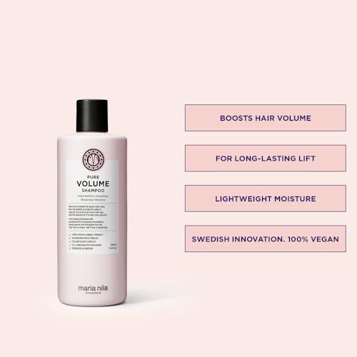 Maria Nila Pure Volume, Vitamin B5 Gives Volume to Thin & Fine Hair, 100% Vegan & Sulfate/Paraben free