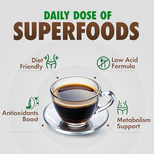SOLLO Organic Slim Coffee Pods, Medium Roast, Low Acid, Diet-Support, Slim, Single Serve Pods, Compatible With 2.0 K-Cup Keurig Brewers, 24 K Cup