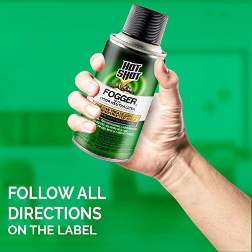 Hot Shot Fogger6 With Odor Neutralizer, 2 oz Foggers