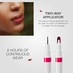 stila Calligraphy Lip Stain Long-Lasting Tint, Moisturizing, Transfer-Proof, Lightweight, Sheer Buildable Color, Fades to a Natural Wash of Colors