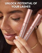Eyelash Serum- Natural Comestic Eyelash Serum for Longer, Thicker Lashes & Brows, Boost Lash Serum Vegan & Cruelty-Free-Niacinamide, Centella Asiatica Leaf Extract(15 mLPink)