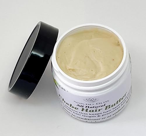 Croton Zambesicus (also know as Chebe powder) Hair Growth Butter/Vegan|Indian Herbs, Aloe vera/Amla/Jamaican Black Castor Oil/Fenugreek… (Lemongrass/Rosemary) 2 oz